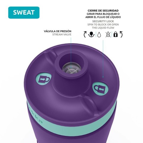 Quokka Sweat - Butelka bidon sportowy 680 ml (Aqua Violet) Quokka Sweat - Butelka bidon sportowy 680 ml (Aqua Violet)