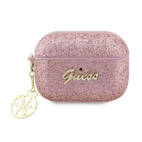 Guess 4G Glitter Flake - Etui AirPods Pro 2 (różowy) Guess 4G Glitter Flake - Etui AirPods Pro 2 (różowy)