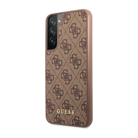 Guess 4G Metal Logo - Etui Samsung Galaxy S23+ (brązowy) Guess 4G Metal Logo - Etui Samsung Galaxy S23+ (brązowy)