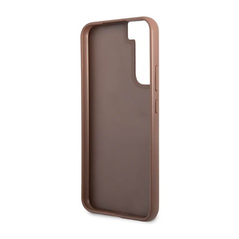Guess 4G Metal Logo - Etui Samsung Galaxy S23+ (brązowy) Guess 4G Metal Logo - Etui Samsung Galaxy S23+ (brązowy)