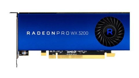 Karta graficzna AMD Radeon Pro WX 3200 4GB GDDR5, 4x Mini-DisplayPort, 50W, PCI Gen3 x16 Karta graficzna AMD Radeon Pro WX 3200 4GB GDDR5, 4x Mini-DisplayPort, 50W, PCI Gen3 x16