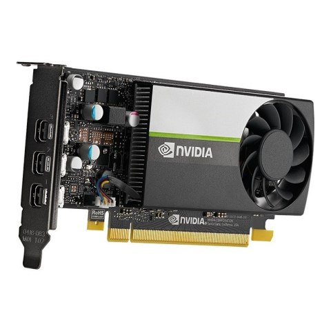 Karta graficzna PNY NVIDIA T400 4GB, GDDR6, 3x DisplayPort, PCI Express 3.0, LP - LP bracket, Retail Karta graficzna PNY NVIDIA T400 4GB, GDDR6, 3x DisplayPort, PCI Express 3.0, LP - LP bracket, Retail