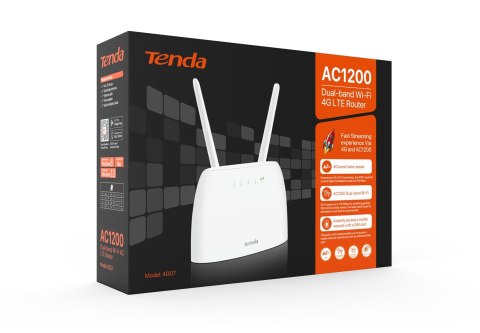 Tenda-4G07 router AC1200 Dual-band Wi-Fi 4G LTE Tenda-4G07 router AC1200 Dual-band Wi-Fi 4G LTE
