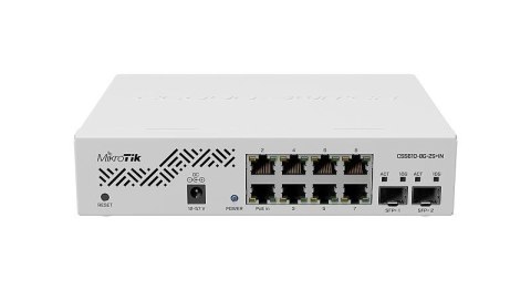 MikroTik CSS610-8G-2S+IN Switch |8x 1000Mb/s,2xSFP+ MikroTik CSS610-8G-2S+IN Switch |8x 1000Mb/s,2xSFP+