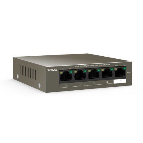 Switch PoE Tenda TEF1105P-4-38W (5x 10/100Mbps) Switch PoE Tenda TEF1105P-4-38W (5x 10/100Mbps)