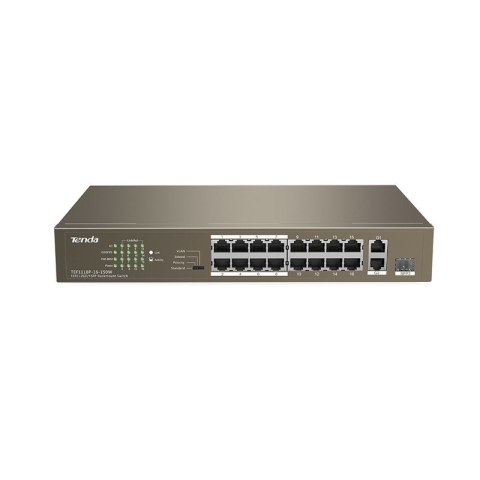 Switch PoE Tenda TEF1118P-16-150W (16x 10/100Mbps, 1x 10/100/1000Mbps) Switch PoE Tenda TEF1118P-16-150W (16x 10/100Mbps, 1x 10/100/1000Mbps)