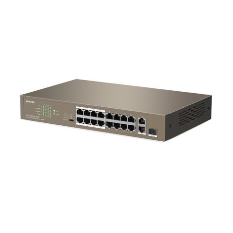 Switch PoE Tenda TEF1118P-16-150W (16x 10/100Mbps, 1x 10/100/1000Mbps) Switch PoE Tenda TEF1118P-16-150W (16x 10/100Mbps, 1x 10/100/1000Mbps)