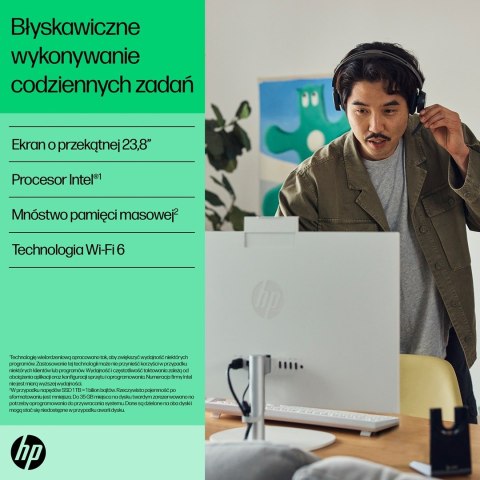 HP AIO 24-cr0011nw i5-1335U 23.8"FHD AG IPS 16GB DDR4 3200 SSD512 Intel Iris Xe Graphics Win11 2Y Shell White HP AIO 24-cr0011nw i5-1335U 23.8"FHD AG IPS 16GB DDR4 3200 SSD512 Intel Iris Xe Graphics Win11 2Y Shell White