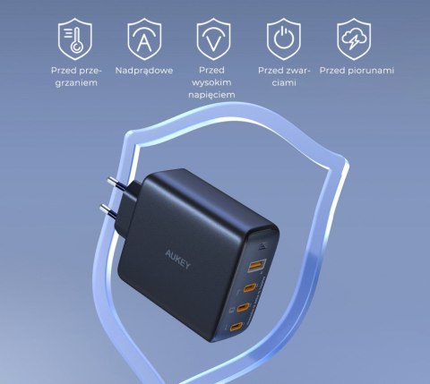 AUKEY PA-B7S ŁADOWARKA SIECIOWA GAN USB-C 100W PD AUKEY PA-B7S ŁADOWARKA SIECIOWA GAN USB-C 100W PD