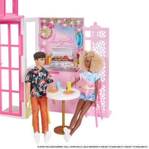 Barbie Kompaktowy domek + Lalka HCD48 Barbie Kompaktowy domek + Lalka HCD48