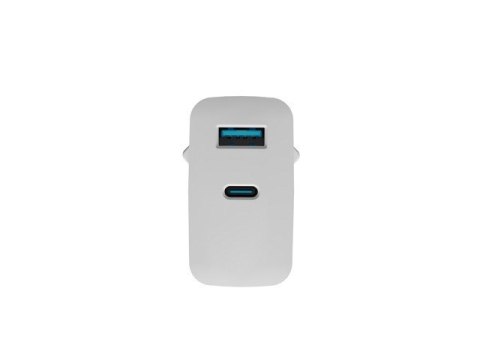 NATEC ŁADOWARKA RIBERA GAN 1X USB-A + 1X USB-C 45W BIAŁA NUC-2142 NATEC ŁADOWARKA RIBERA GAN 1X USB-A + 1X USB-C 45W BIAŁA NUC-2142