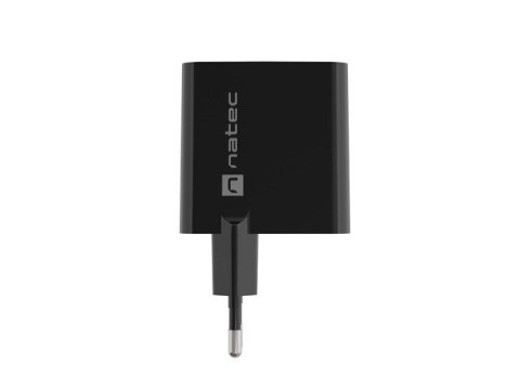 NATEC ŁADOWARKA RIBERA GAN 1X USB-A + 1X USB-C 45W CZARNA NUC-2143 NATEC ŁADOWARKA RIBERA GAN 1X USB-A + 1X USB-C 45W CZARNA NUC-2143