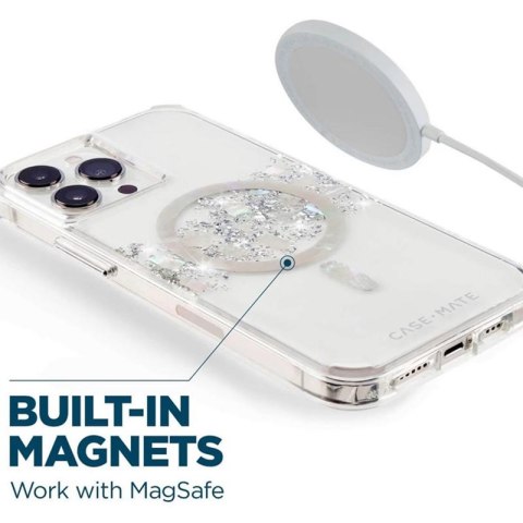 Case-Mate Karat MagSafe - Etui iPhone 14 Pro zdobione masą perłową (A Touch of Pearl) Case-Mate Karat MagSafe - Etui iPhone 14 Pro zdobione masą perłową (A Touch of Pearl)