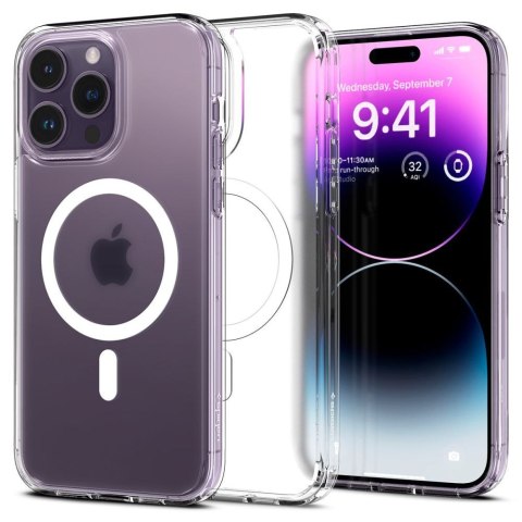 Spigen Ultra Hybrid Mag MagSafe - Etui do iPhone 14 Pro (Frost Clear) Spigen Ultra Hybrid Mag MagSafe - Etui do iPhone 14 Pro (Frost Clear)