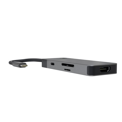 GREEN CELL HUB USB-C ADAPTER GC CONNECT 7W1 (3XUSB 3.1, HDMI 4K 60HZ, USB-C PD 85W, MICROSD/SD) GREEN CELL HUB USB-C ADAPTER GC CONNECT 7W1 (3XUSB 3.1, HDMI 4K 60HZ, USB-C PD 85W, MICROSD/SD)