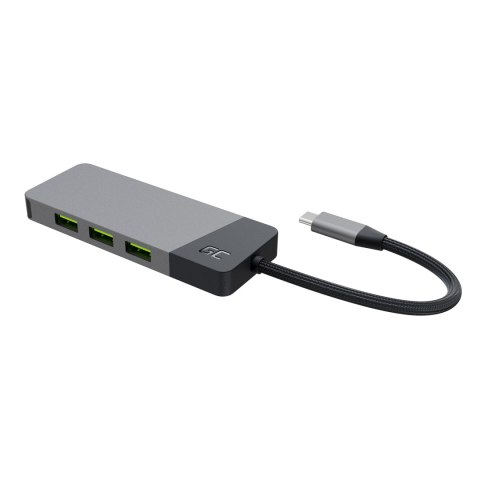 GREEN CELL HUB USB-C ADAPTER GC CONNECT 7W1 (3XUSB 3.1, HDMI 4K 60HZ, USB-C PD 85W, MICROSD/SD) GREEN CELL HUB USB-C ADAPTER GC CONNECT 7W1 (3XUSB 3.1, HDMI 4K 60HZ, USB-C PD 85W, MICROSD/SD)