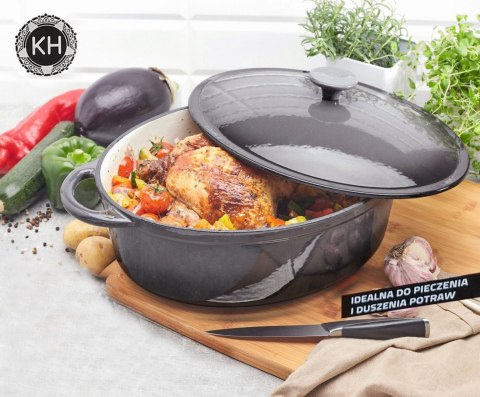 BRYTFANNA GĘSIARKA ŻELIWNA EMALIOWANA 4.0L KONIGHOFFER KG-6244 BRYTFANNA GĘSIARKA ŻELIWNA EMALIOWANA 4.0L KONIGHOFFER KG-6244