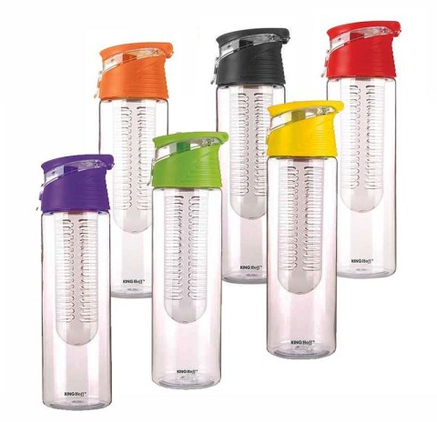 BUTELKA BIDON NA WODĘ Z WKŁADEM NA OWOCE 800ML KH-1192 BUTELKA BIDON NA WODĘ Z WKŁADEM NA OWOCE 800ML KH-1192