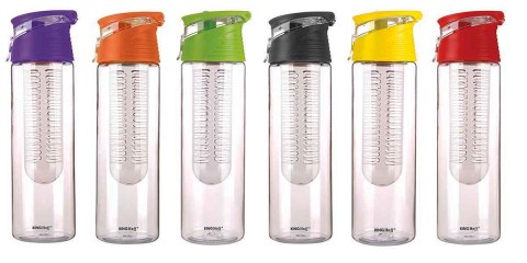 BUTELKA BIDON NA WODĘ Z WKŁADEM NA OWOCE 800ML KH-1192 BUTELKA BIDON NA WODĘ Z WKŁADEM NA OWOCE 800ML KH-1192