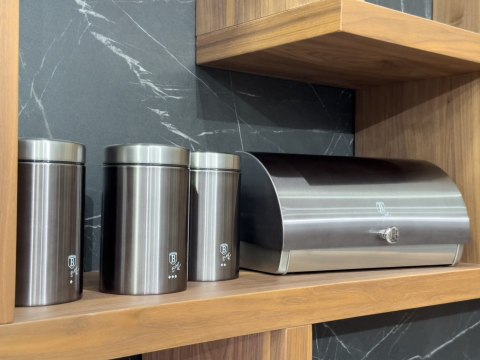 CHLEBAK STALOWY Z 3 POJEMNIKAMI BERLINGER HAUS CARBON PRO BH-6732 CHLEBAK STALOWY Z 3 POJEMNIKAMI BERLINGER HAUS CARBON PRO BH-6732