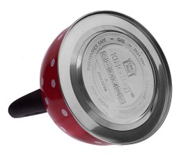 CZAJNIK EMALIOWANY W GROSZKI KiNGHOFF 2.6L KH-1052