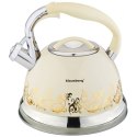 CZAJNIK LAKIEROWANY KLAUSBERG 2.8L [KB-7469] KREMOWY