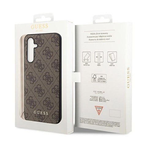 Guess 4G Charms Collection - Etui Samsung Galaxy A54 5G (brązowy) Guess 4G Charms Collection - Etui Samsung Galaxy A54 5G (brązowy)