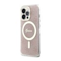 Guess 4G MagSafe - Etui iPhone 13 Pro (Różowy)