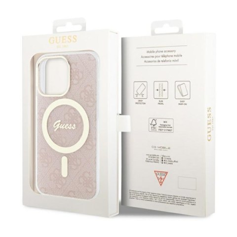 Guess 4G MagSafe - Etui iPhone 13 Pro (Różowy) Guess 4G MagSafe - Etui iPhone 13 Pro (Różowy)