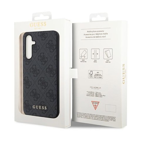 Guess 4G Metal Gold Logo - Etui Samsung Galaxy A54 5G (szary) Guess 4G Metal Gold Logo - Etui Samsung Galaxy A54 5G (szary)