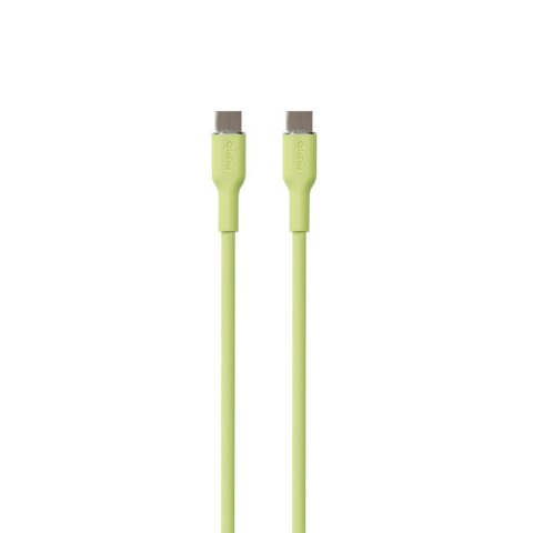PURO ICON Soft Cable - Kabel USB-C do USB-C 1.5 m (Matcha Green) PURO ICON Soft Cable - Kabel USB-C do USB-C 1.5 m (Matcha Green)