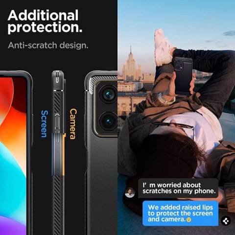 Spigen Rugged Armor - Etui do Xiaomi Redmi Note 12 Pro+ (Czarny) Spigen Rugged Armor - Etui do Xiaomi Redmi Note 12 Pro+ (Czarny)