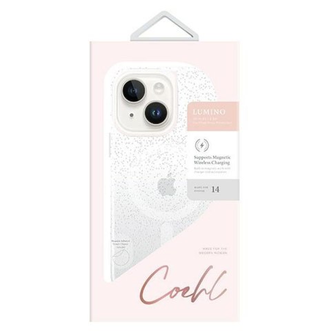 UNIQ Coehl Lumino MagSafe - Etui iPhone 13 (srebrny) UNIQ Coehl Lumino MagSafe - Etui iPhone 13 (srebrny)