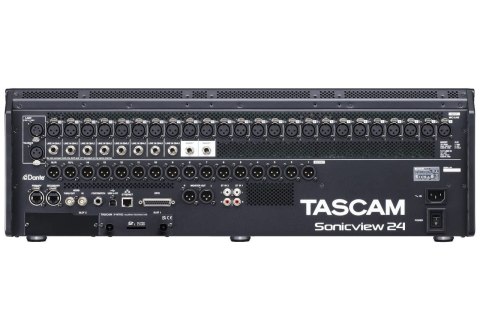 Tascam Sonicview 24 - Cyfrowy mikser audio z Dante i interfejsem USB Tascam Sonicview 24 - Cyfrowy mikser audio z Dante i interfejsem USB