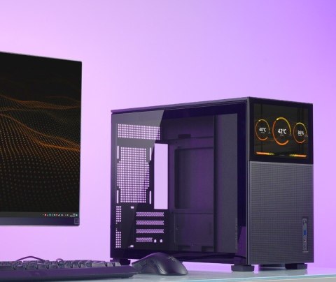 Jonsbo D31 MESH Screen Micro-ATX Tempered Glass - black Jonsbo D31 MESH Screen Micro-ATX Tempered Glass - black