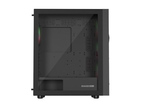 NATEC OBUDOWA GAMINGOWA GENESIS DIAXID 605 ARGB MIDI TOWER USB-C Z OKNEM CZARNA NATEC OBUDOWA GAMINGOWA GENESIS DIAXID 605 ARGB MIDI TOWER USB-C Z OKNEM CZARNA