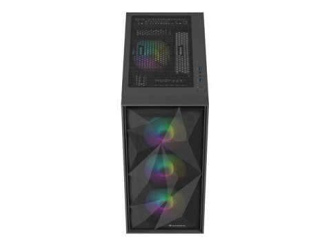 NATEC OBUDOWA GAMINGOWA GENESIS DIAXID 605 ARGB MIDI TOWER USB-C Z OKNEM CZARNA NATEC OBUDOWA GAMINGOWA GENESIS DIAXID 605 ARGB MIDI TOWER USB-C Z OKNEM CZARNA