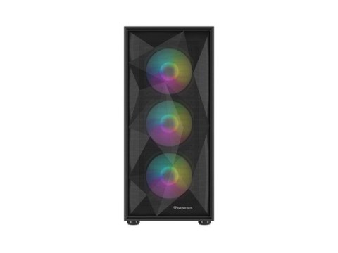NATEC OBUDOWA GAMINGOWA GENESIS DIAXID 605 ARGB MIDI TOWER USB-C Z OKNEM CZARNA NATEC OBUDOWA GAMINGOWA GENESIS DIAXID 605 ARGB MIDI TOWER USB-C Z OKNEM CZARNA