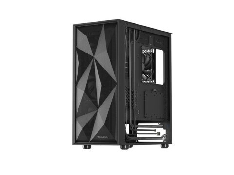 NATEC OBUDOWA GAMINGOWA GENESIS DIAXID 605F MIDI TOWER USB-C Z OKNEM CZARNA NATEC OBUDOWA GAMINGOWA GENESIS DIAXID 605F MIDI TOWER USB-C Z OKNEM CZARNA