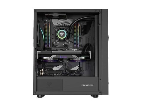 NATEC OBUDOWA GAMINGOWA GENESIS DIAXID 605F MIDI TOWER USB-C Z OKNEM CZARNA NATEC OBUDOWA GAMINGOWA GENESIS DIAXID 605F MIDI TOWER USB-C Z OKNEM CZARNA