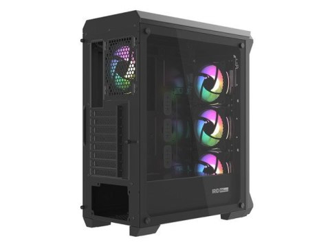 Obudowa NATEC Genesis Irid 505 ARGB NPC-1518 (ATX, Micro ATX, Mini ITX; kolor czarny) Obudowa NATEC Genesis Irid 505 ARGB NPC-1518 (ATX, Micro ATX, Mini ITX; kolor czarny)