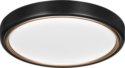 Nowoczesny plafon sufitowy LED Activejet VERDI B/G Czarno - Złoty 23W Nowoczesny plafon sufitowy LED Activejet VERDI B/G Czarno - Złoty 23W