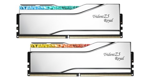 G.SKILL TRIDENT Z5 ROYAL RGB DDR5 2X16GB 7200MHZ CL34 XMP3 SILVER F5-7200J3445G16GX2-TR5S G.SKILL TRIDENT Z5 ROYAL RGB DDR5 2X16GB 7200MHZ CL34 XMP3 SILVER F5-7200J3445G16GX2-TR5S