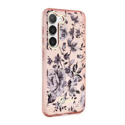 Guess Flower Collection - Etui Samsung Galaxy S23 (różowy) Guess Flower Collection - Etui Samsung Galaxy S23 (różowy)