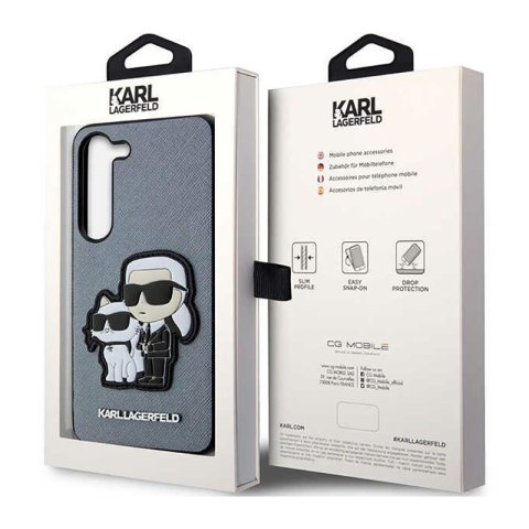 Karl Lagerfeld NFT Saffiano Karl & Choupette - Etui Samsung Galaxy S23+ (szary) Karl Lagerfeld NFT Saffiano Karl & Choupette - Etui Samsung Galaxy S23+ (szary)