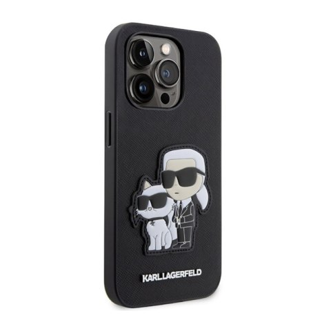 Karl Lagerfeld NFT Saffiano Karl & Choupette - Etui iPhone 14 Pro (Czarny) Karl Lagerfeld NFT Saffiano Karl & Choupette - Etui iPhone 14 Pro (Czarny)