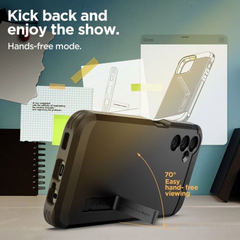 Spigen Tough Armor - Etui do Samsung Galaxy A14 4G / LTE (Czarny) Spigen Tough Armor - Etui do Samsung Galaxy A14 4G / LTE (Czarny)