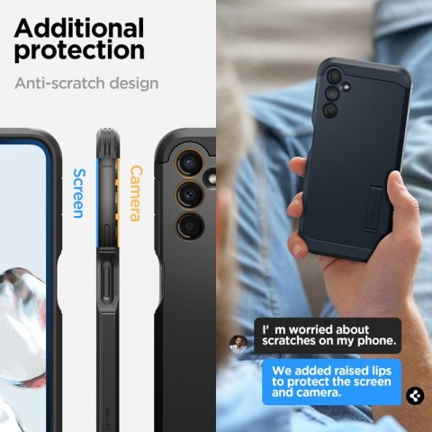 Spigen Tough Armor - Etui do Samsung Galaxy A14 4G / LTE (Czarny) Spigen Tough Armor - Etui do Samsung Galaxy A14 4G / LTE (Czarny)