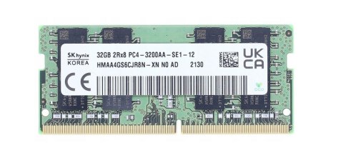 Hynix SO-DIMM 32GB DDR4 2Rx8 3200MHz PC4-25600 HMAA4GS6CJR8N-XN Hynix SO-DIMM 32GB DDR4 2Rx8 3200MHz PC4-25600 HMAA4GS6CJR8N-XN