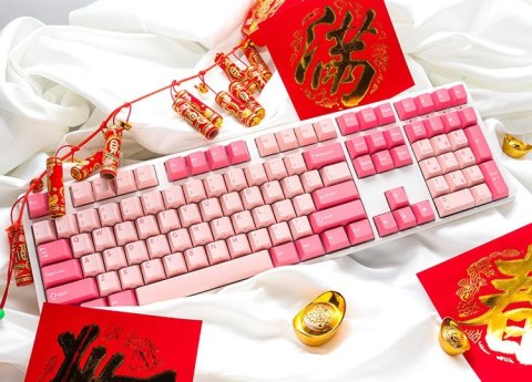 Ducky One 3 Gossamer Pink Gaming Tastatur - MX-Silent-Red (US) Ducky One 3 Gossamer Pink Gaming Tastatur - MX-Silent-Red (US)